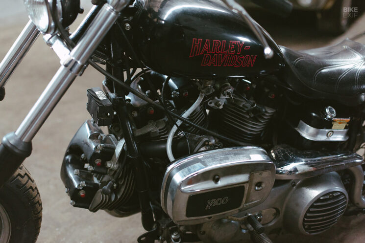 Shovelhead à trois cylindres Harley-Davidson