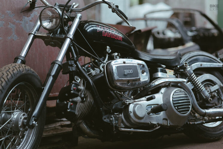 Shovelhead à trois cylindres Harley-Davidson