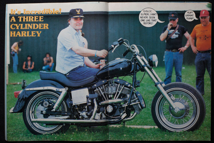 Shovelhead à trois cylindres Harley-Davidson