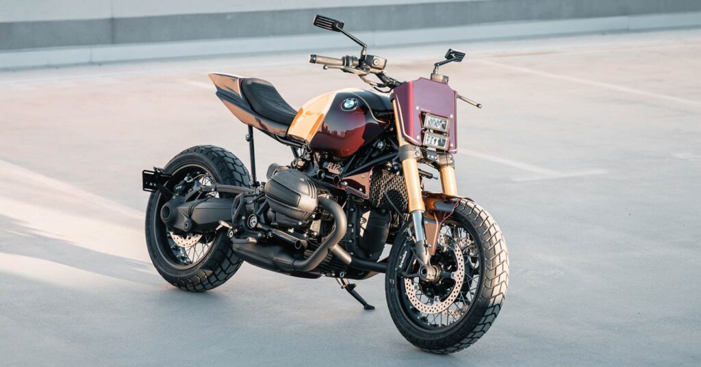 Bourgogne en boîte: une BMW R12 Ninet personnalisée de la Pologne