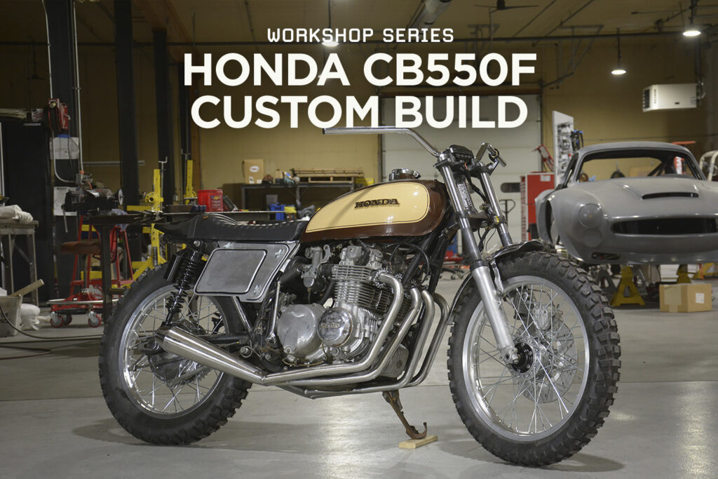 Bike EXIF Honda CB550 Street Tracker Project