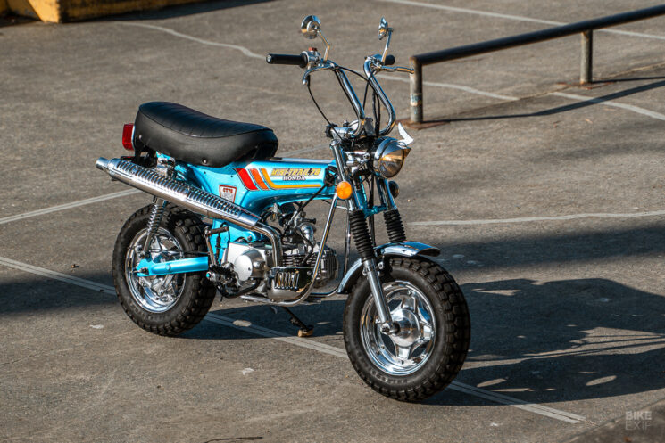 1970 Honda Dax Restomod par moto construit à des fins