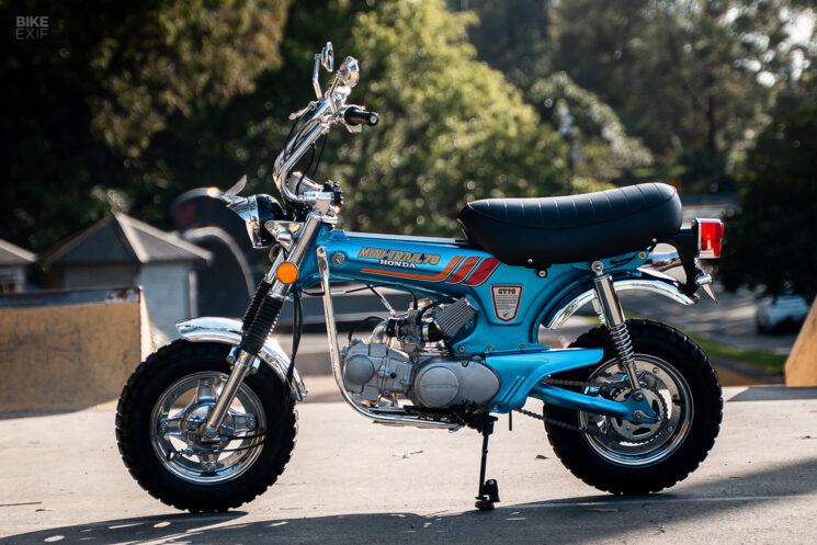 1970 Honda Dax Restomod par moto construit à des fins