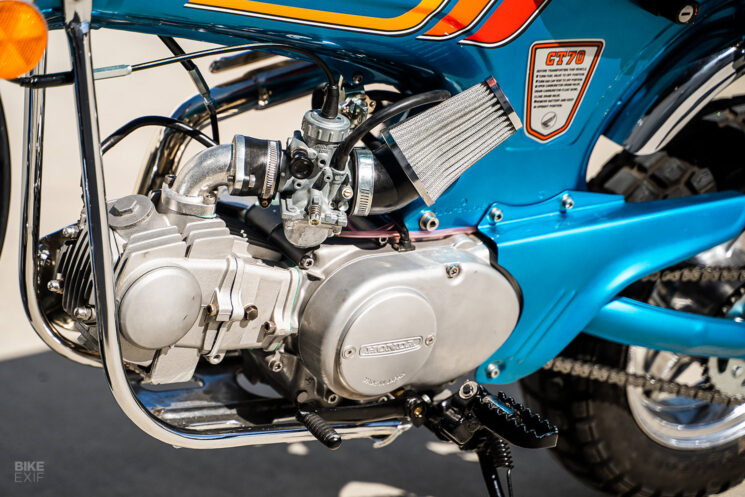1970 Honda Dax Restomod par moto construit à des fins
