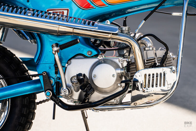 1970 Honda Dax Restomod par moto construit à des fins