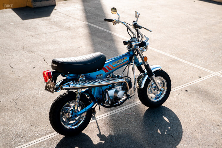 1970 Honda Dax Restomod par moto construit à des fins