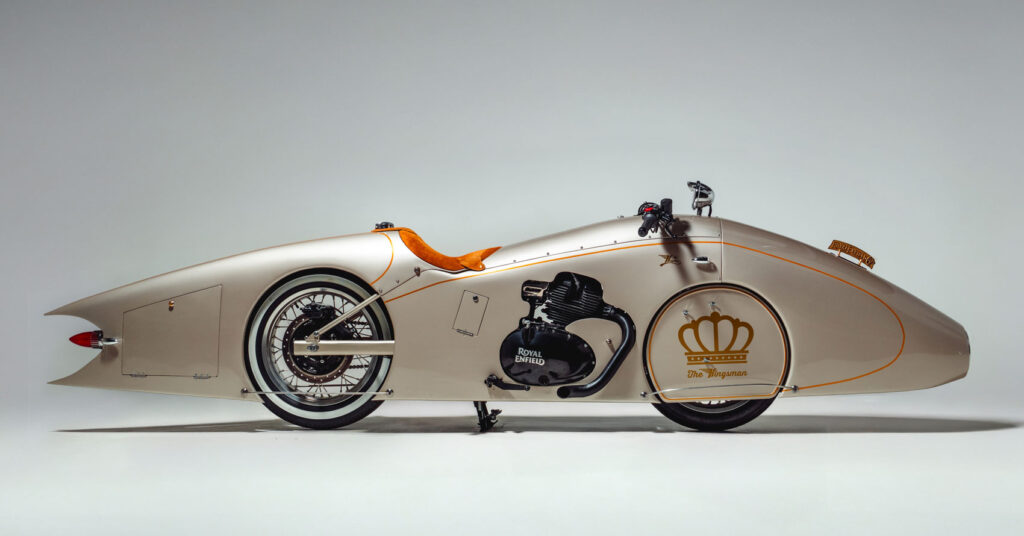 The Kingsman: A 3,9 mètres Royal Enfield Fushun 650 par Kingston Custom
