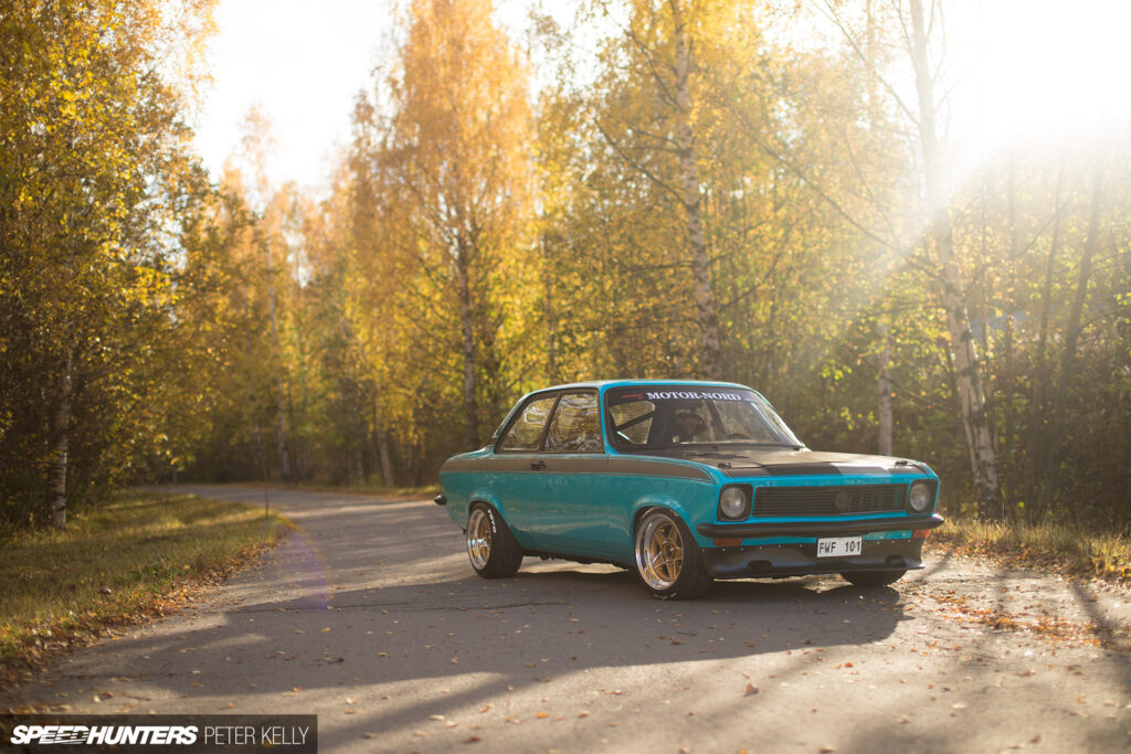 An Opel Ascona,&nbsp;Swede-ified