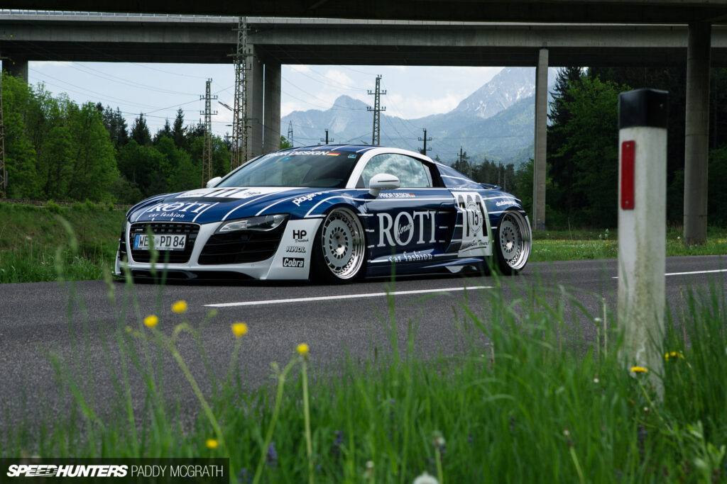 Why So Serious? A Bagged R8 Built To Incite
