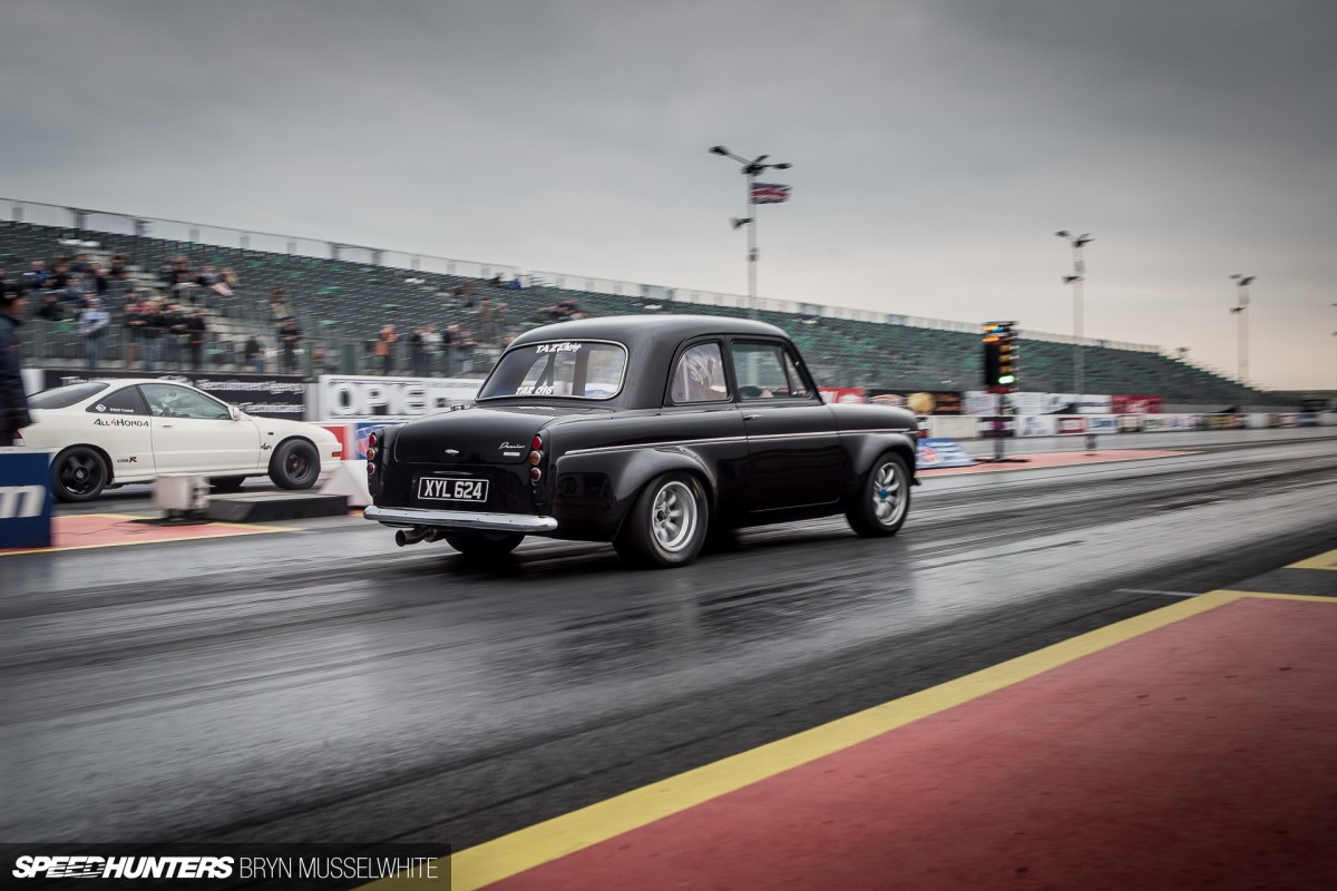 Old Skool Ford Fiesta 100e Cosworth Subaru Santa Pod (63 sur 84)