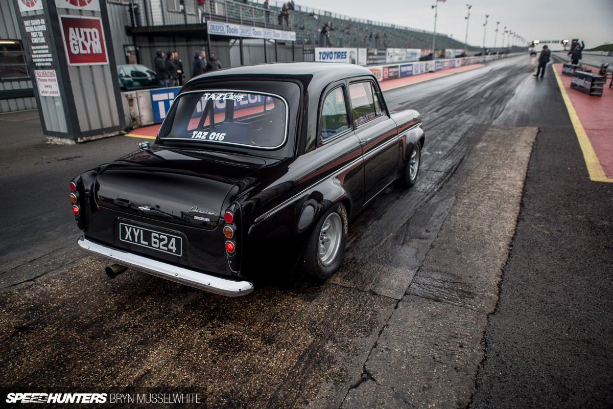 Old Skool Ford Fiesta 100e Cosworth Subaru Santa Pod (77 sur 84)