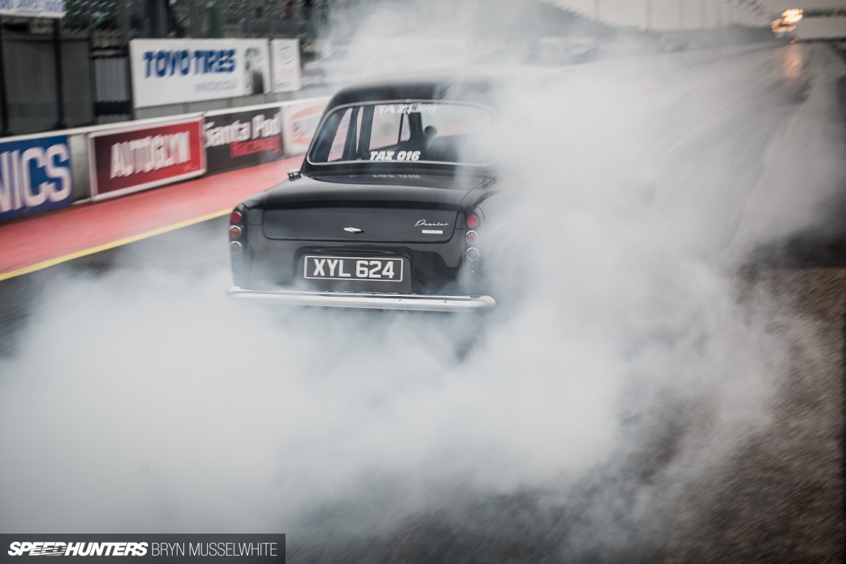 Old Skool Ford Fiesta 100e Cosworth Subaru Santa Pod (80 sur 84)