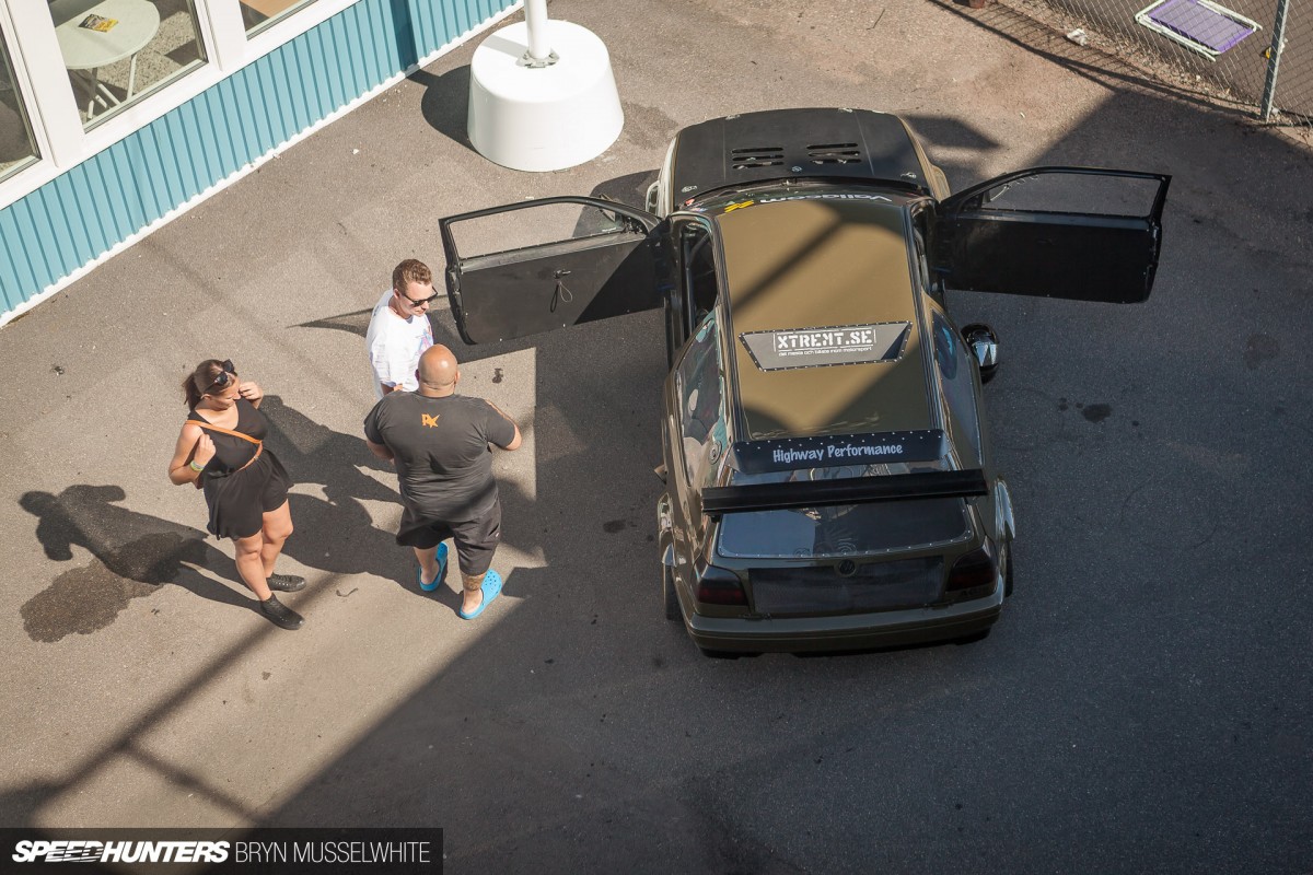 VR6 Turbo Golf MK3 Gatebil-3