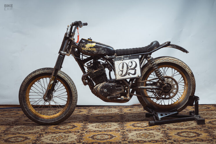 Honda XL500 Flat Tracker par gaz et pétrole Motorcycles sur mesure
