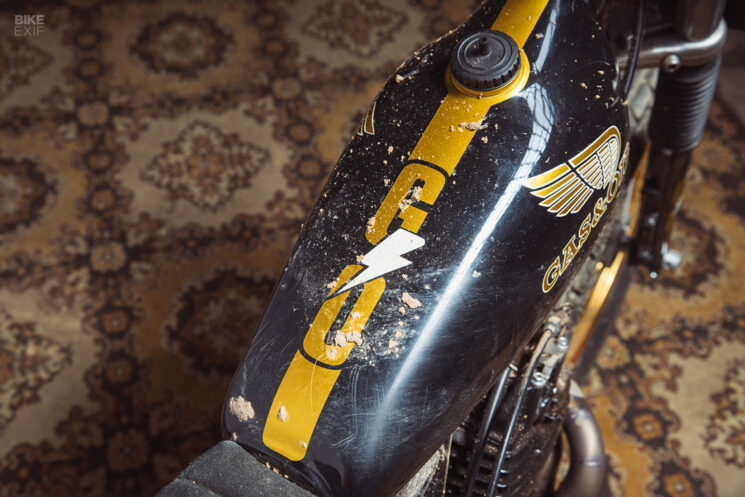 Honda XL500 Flat Tracker par gaz et pétrole Motorcycles sur mesure