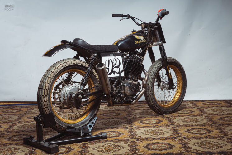 Honda XL500 Flat Tracker par gaz et pétrole Motorcycles sur mesure