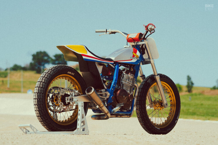 Honda Dominator Flat Tracker par Fuchs Workshop