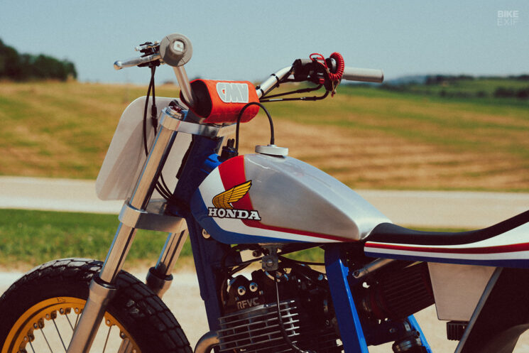 Honda Dominator Flat Tracker par Fuchs Workshop