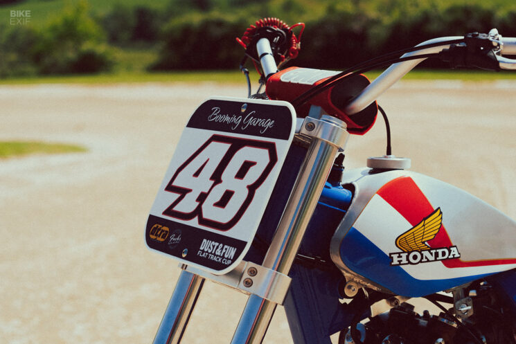 Honda Dominator Flat Tracker par Fuchs Workshop