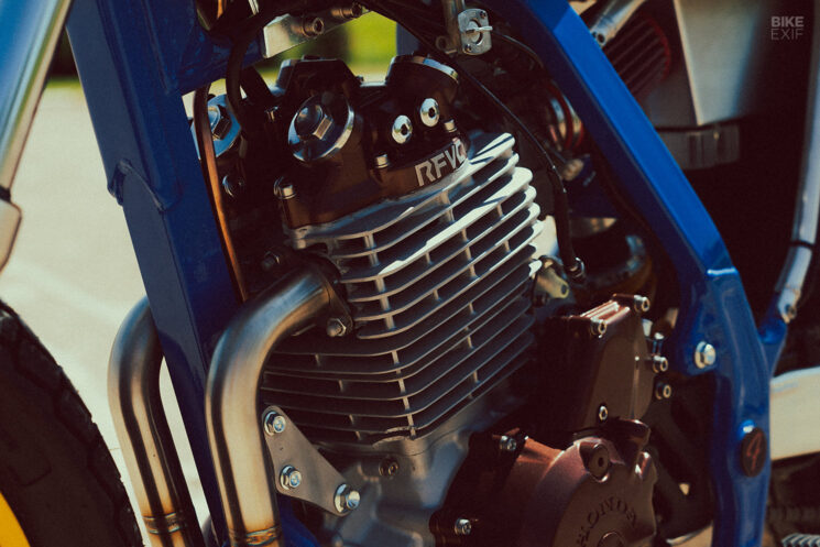 Honda Dominator Flat Tracker par Fuchs Workshop