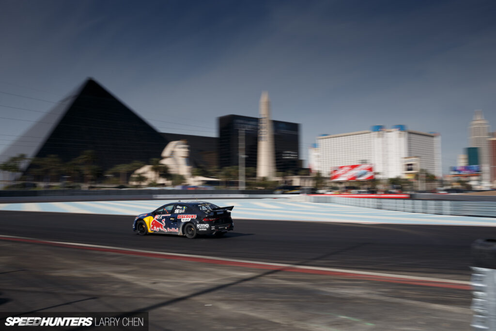 Strippin’ Action At Global Rallycross