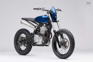 Scrambler Honda NX650 Dominator par Earth Motorcycles