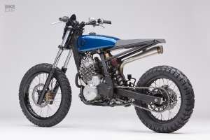 Scrambler Honda NX650 Dominator par Earth Motorcycles