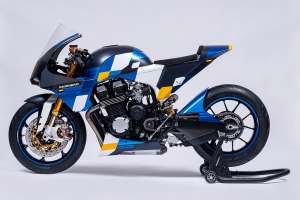 Café racer Honda CB750 moderne par Carriero Corse