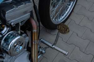 Caddy Harley Davidson Pédale de frein en gros plan