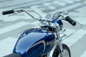 Traîneau du désert Kawasaki W650 par Dirty Dick's Motos