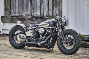Harley-Davidson Softail Beach Racer par Gasoline Motor Co.