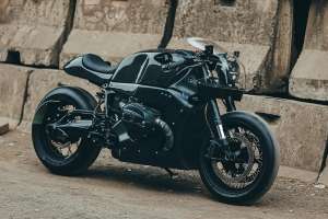 BMW R nineT sur le thème de Batman par Smoked Garage