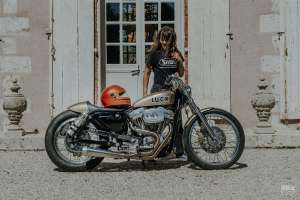 Harley-Davidson Sportster 1994 personnalisé par Lucky Cat Garage