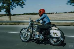 Harley-Davidson Sportster 1994 personnalisé par Lucky Cat Garage