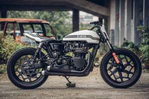 One Track Mind : une Triumph Thruxton 2014 custom qui tue par Onehandmade