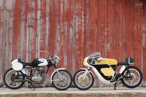 Une paire de monoplaces Ducati vintage de Union Motorcycle Classics