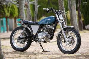 Scrambler Suzuki TU250 par Heiwa