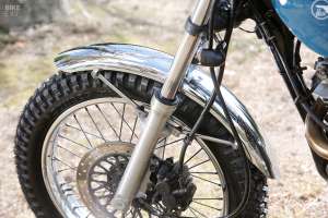Scrambler Suzuki TU250 par Heiwa
