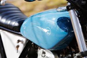 Scrambler Suzuki TU250 par Heiwa