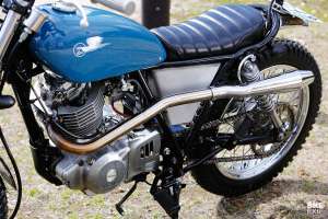 Scrambler Suzuki TU250 par Heiwa