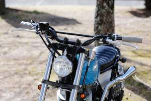 Scrambler Suzuki TU250 par Heiwa