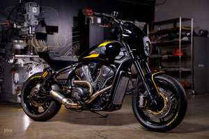 Indian Scout personnalisé de Roland Sands pour Josh Dun, batteur de Twenty One Pilots