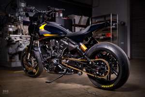 Indian Scout personnalisé de Roland Sands pour Josh Dun, batteur de Twenty One Pilots