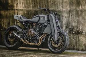 Onyx Blade : une Yamaha MT-07 personnalisée par Rough Crafts