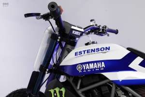 Traqueur plat Yamaha MT07 par Palhegyi Design