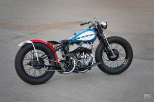 Sortir en beauté : la dernière Harley custom de Janesville, un bobber WLA.
