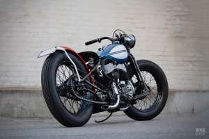Sortir en grand : la dernière Harley custom de Jamesville, un bobber WLA.