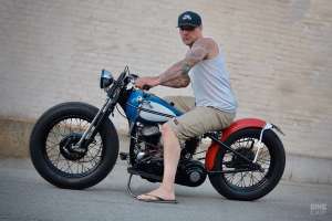 Sortir en grand : la dernière Harley custom de Jamesville, un bobber WLA.