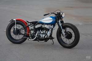 Sortir en grand : la dernière Harley custom de Jamesville, un bobber WLA.