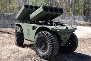 Ce VTT autonome a deux lanceurs de missiles et un nom Rad